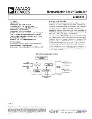 ADN8830 datasheet cover page