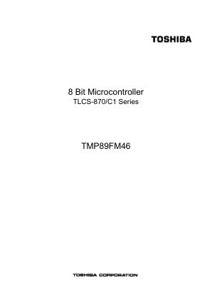 TMP89FM46DUG datasheet cover page