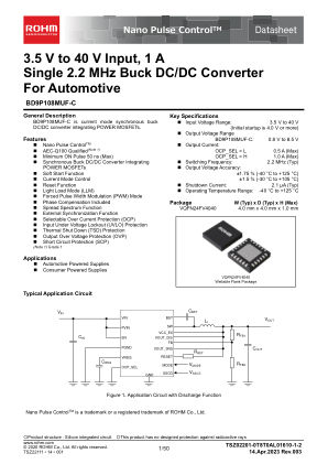 BD9P108MUF-C 数据手册首页