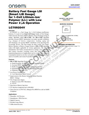 LC709204V 数据手册首页