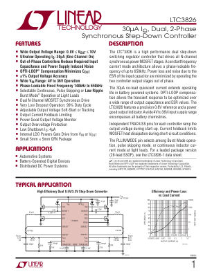 3826FC datasheet cover page