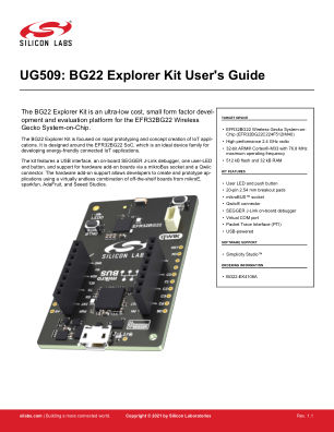 BG22-EK4108A 数据手册首页
