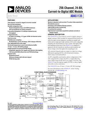 ADAS1135 数据手册首页
