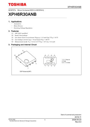 XPH6R30ANB 数据手册首页