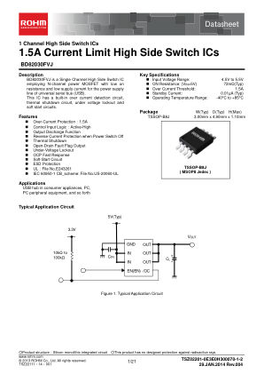 BD82030FVJ datasheet cover page