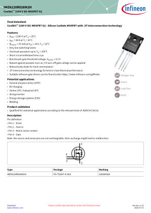 IMZA120R026M2H 数据手册首页