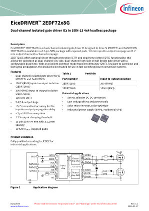 2EDF72X8G 数据手册首页