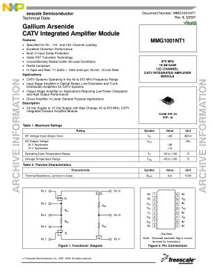 MMG1001NT1 数据手册首页