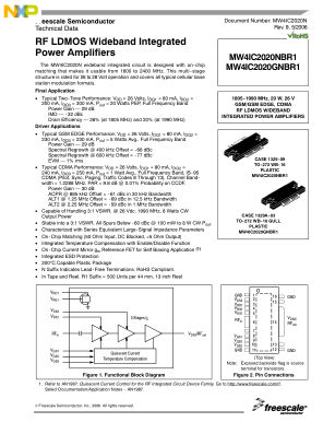 MW4IC2020N datasheet cover page