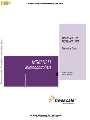 MC68HC11P2 datasheet cover page