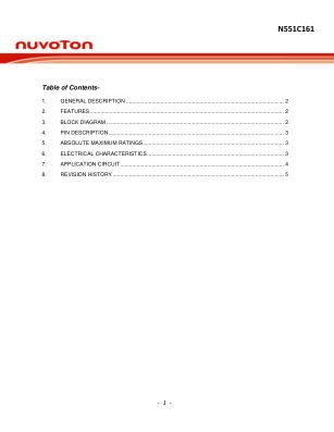 N551C161 datasheet cover page