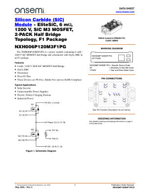 NXH006P120M3F1PG 数据手册首页