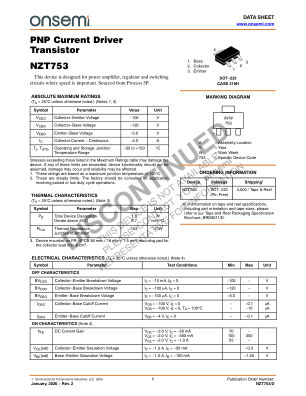 NZT753 数据手册首页