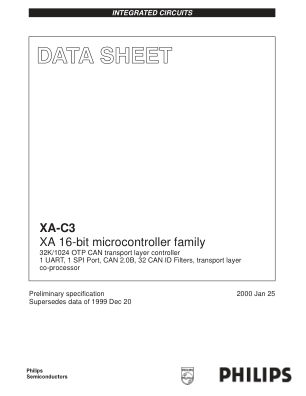 XA-C3 数据手册首页