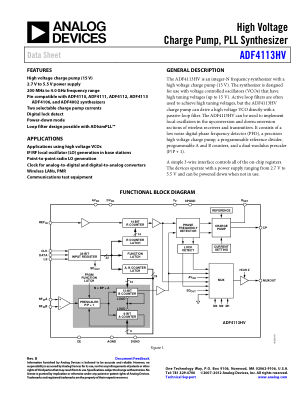 ADF4113HV datasheet cover page