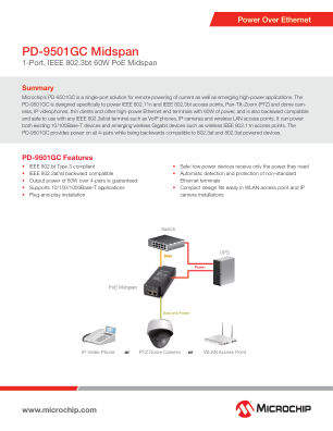 PD-9501GC datasheet cover page