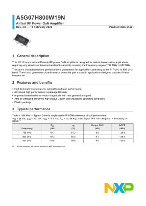 A5G07H800W19N datasheet cover page