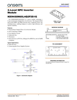 NXH450N65L4Q2F2S1G 数据手册首页