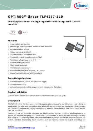 TLF4277-2LD datasheet cover page