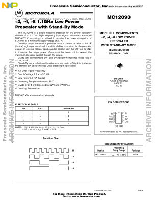 MC12093 datasheet cover page