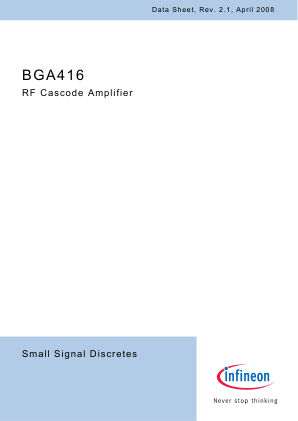 BGA416 数据手册首页
