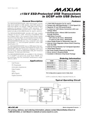 MAX3344E-MAX3345E datasheet cover page