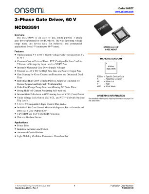 NCD83591 数据手册首页