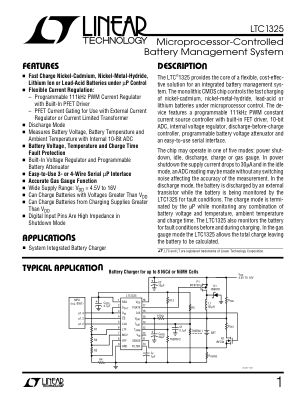 LT1325 datasheet cover page