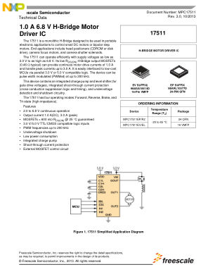 MPC17511 datasheet cover page