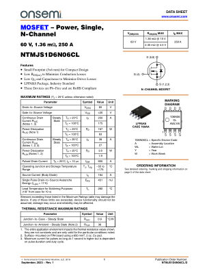 NTMJS1D6N06CL datasheet cover page