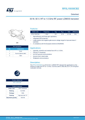 RF5L15030CB2 datasheet cover page