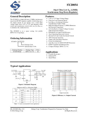 SY20054DQC 数据手册首页