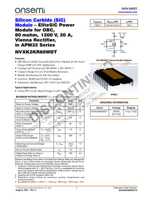 NVXK2KR80WDT 数据手册首页
