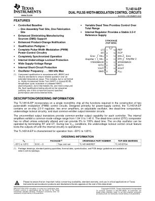 TL1451A-EP datasheet cover page