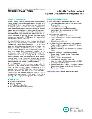 MAX17692A-MAX17692B datasheet cover page