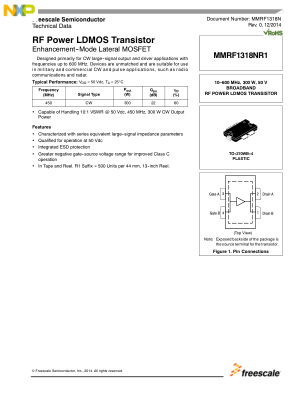 MMRF1318N 数据手册首页