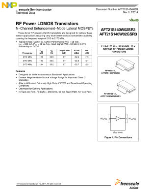 AFT21S140W02S 数据手册首页