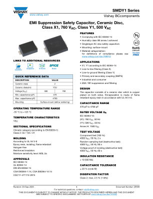 SMDY1 datasheet cover page