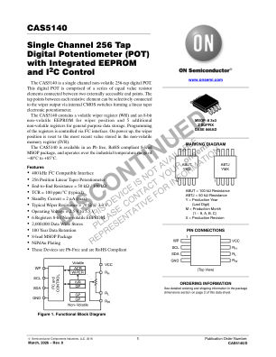 CAS5140 datasheet cover page