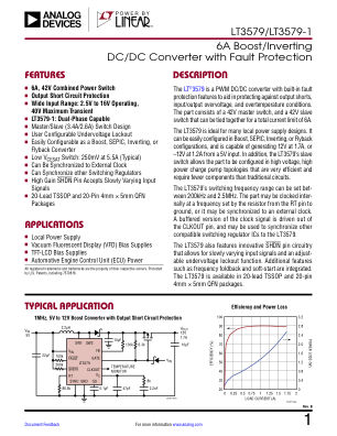 LT3579-3579-1 datasheet cover page