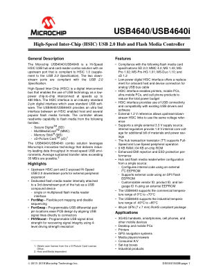 USB4640I-HZH-03 datasheet cover page