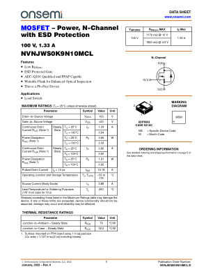 NVNJWS0K9N10MCL datasheet cover page