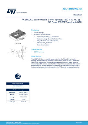 A2U12M12W2-F2 datasheet cover page