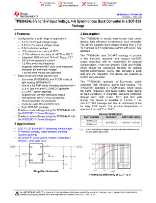 TPS564247 datasheet cover page