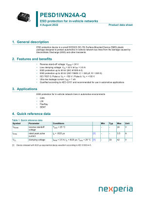 PESD1IVN24A-QX datasheet cover page