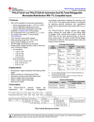 TPUL2T122A-Q1 数据手册首页