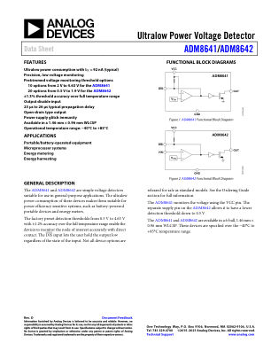 ADM8641 datasheet cover page