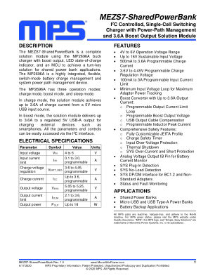 MEZS7-SHAREDPOWERBANK 数据手册首页