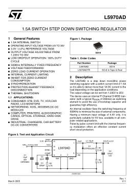 L5970AD datasheet cover page