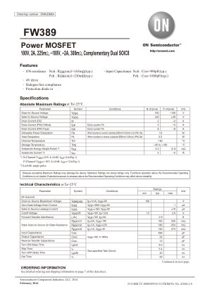 ENA2066 datasheet cover page